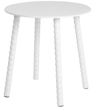 Журнальний столик HOMLA RESLE 50 x 50 x 50 см Білий (5904183894553)