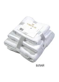 Набор махровых полотенец 40X70, 50X90, 70X140 былий