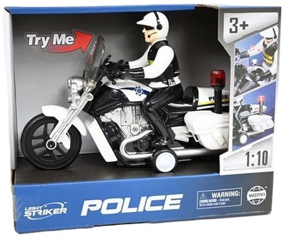 Motor policyjny Swede ze światłem i dźwiękiem Q10172 (5902496192861)