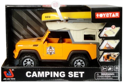 Autko terenowe Trifox Jeep turystyczny z kajakiem z funkcjami dźwięku i światła G3450 (5902496160280)