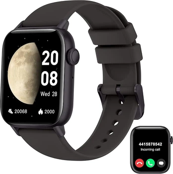 Смарт-годинник FIUGUOO QS08 Black (R4646131820250)