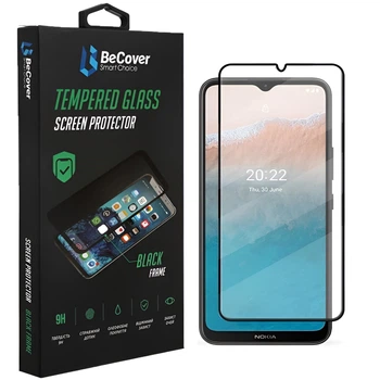 Защитное стекло BeCover для Nokia C21 Plus Black (708145)