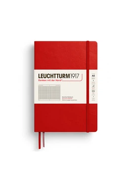 Блокнот Leuchtturm1917, Средний, Cherry, Клетка (373979)