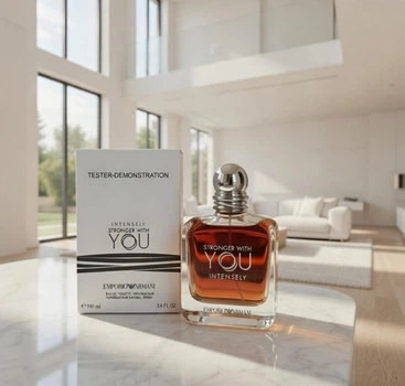 Stronger With You Intensely Armani духи мужские, восточный фужерный шлейф: карамель, ваниль, бобы тонка