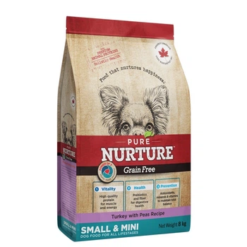 Сухой корм с индейкой для собак малых пород Pure Nurture Dog Small & Mini Turkey, 8 кг