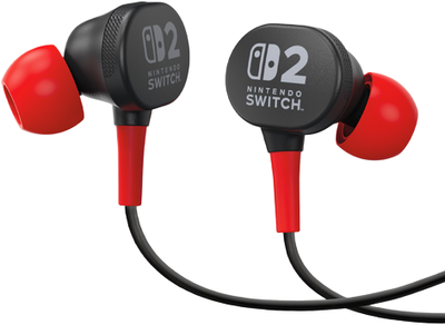 Навушники PowerA Nintendo Switch 2 Black/Red (0617885154317)