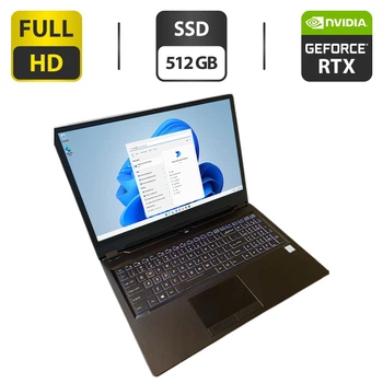 Игровой ноутбук Б-класс Clevo P960RN / 16.1" (1920x1080) IPS / Intel Core i7-9750H (6 (12) ядер по 2.6 - 4.5 GHz) / 16 GB DDR4 / 512 GB SSD / nVidia GeForce RTX 2080, 8 GB GDDR6, 256-bit / WebCam б/у
