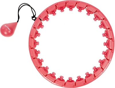 Обруч Actiget з обтяженням та масажними накладками 35 см Червоний ACT0139 (5908455309615)