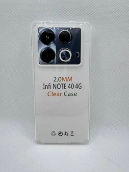 Чехол Clear Case 2мм для Infinix Note 40 Прозрачный