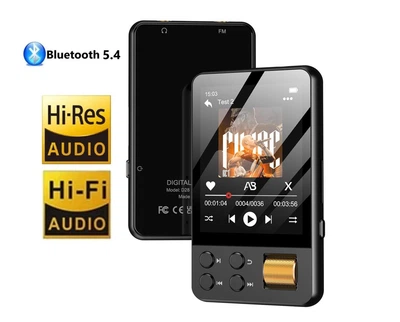 MP3 плеер Benjie D28 2.4" Bluetooth 5.4 Hi-Fi 64Gb со встроенным динамиком металлический