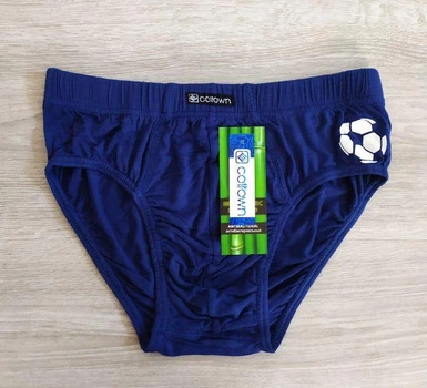 Мужские трусы плавками COTTOWN Мяч бамбук синий XL (02-Ball_8)