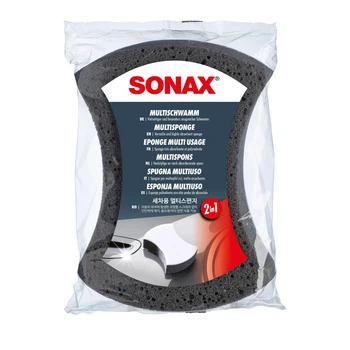 Губка + антимошка 2 в 1 для миття авто Sonax MultiSponge двостороння (428000)