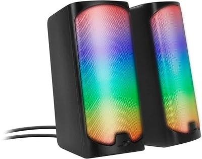 Zestaw głośników Speedlink TONOS RGB Gaming Stereo Speaker Black (4027301935127)