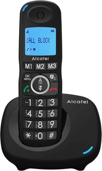 Радиотелефон Alcatel DECT XL535 черный цифровой дисплей блокировка вызовов до 100 номеров громкая связь - Уценка