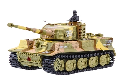 Танк микро р/у 1:72 Tiger со звуком (хаки коричневый)