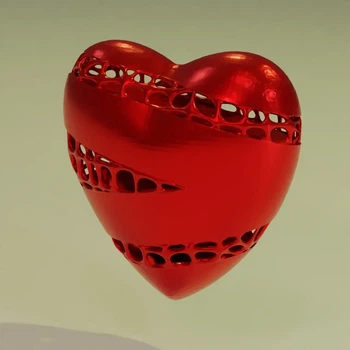 Декоративный Элемент Valentine 8 См Красный 3D-Печать