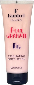 Відлущувальний лосьйон для тіла Famirel Home Spa Exfoliant Body Lotion Fig & Pomegranate Інжир і гранат 225 мл (7290114086011)