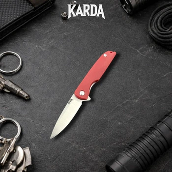 Ніж Складний Брелок Karda J160 Red