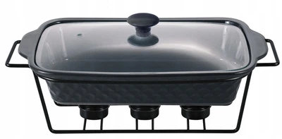 Марміт керамічний Kamille KM-6420 1,1 л з підставкою