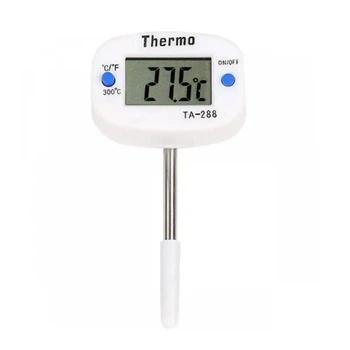 Цифровой термометр поворотный THERMO TA-288 MINI, щуп 40 мм для измерения температуры жидкостей и пара