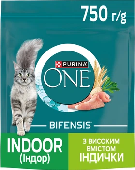 Корм Purina One Indoor Formula Cat Turkey