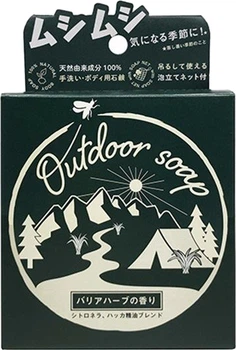 Трав'яне мило для тіла Pelican Outdoor Soap для захисту від комах 80 г (4976631479538)