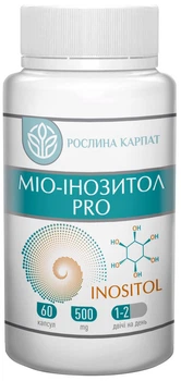 Міо-Інозитол Pro 60 капсул, турбота про гормональний баланс, Рослина Карпат.