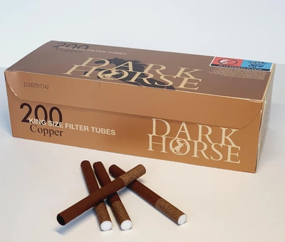 Сигаретные гильзы Dark Horse 200 шт (коричневые)