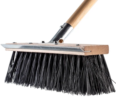 Szczotka ulicówka Kadax ze skrobakiem K3480 160 x 30 cm czarna (5903699424988)