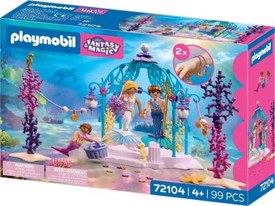 Набір іграшок Playmobil Mermaid Підводне весілля 72104 (4008789721044)