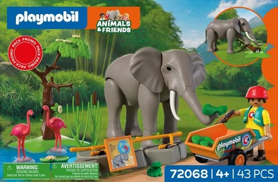 Zestaw zabawek Playmobil Animal and Friends Słoń 72068 (4008789720689)