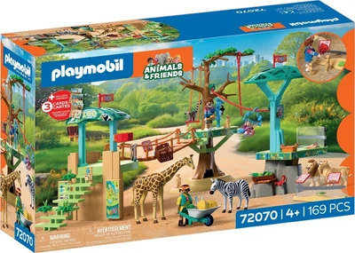 Zestaw zabawek Playmobil Animals and Friends Zoo: Park wspinaczkowy w dziczy 72070 (4008789720702)