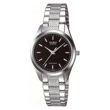 Жіночий годинник Casio LTP-1274D-1A з чорним циферблатом