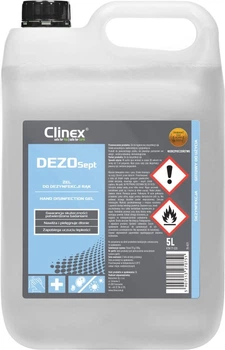Гель для дезінфекції рук Clinex Dezosept з ароматом кокоса 5 л (5907513270751)