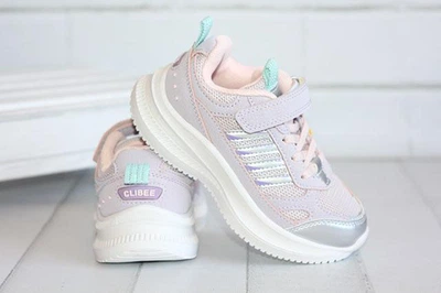 Кросівки для дівчинки срібно лілові Clibee Розмір 32 20.0 см устілка 2020