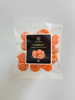 Кумкват (мандарин сушеный с сахаром), в упаковке 100 грамм