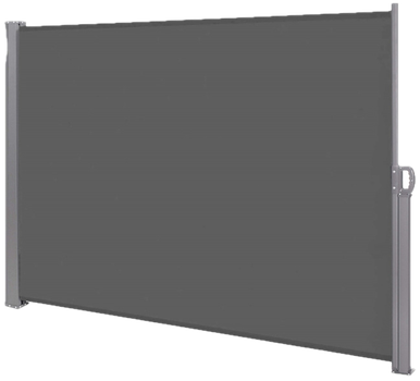 Ширма бічна Springos AW0001 для балкону та тераси 250 x 160 см Сіра (5907719479088)