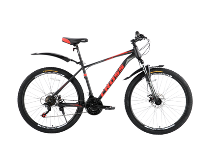 Велосипед Cross 29" Forest 2025 Рама-19,5" black-red