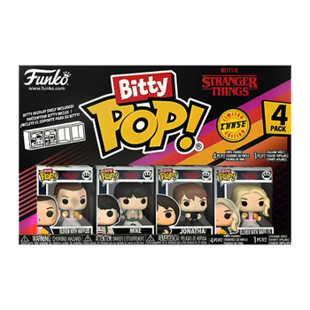 Пак Фигурок FUNKO POP! Bitty Pop! Stranger Things Одиннадцать Eleven with Waffles Chase 23mm 83663