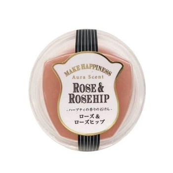 PELICAN Aurascent Clear Soap Rose мыло ручной работы с ароматом розы и шиповника, 75 г
