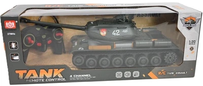 Танк на радіокеруванні Dromader зі світлом і звуком темно-зелений 1351878 (6900313518787)