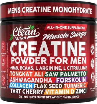 Добавка премиум-класса для роста мышечной массы Clean Nutraceuticals Creatine Powder for Men 296 г