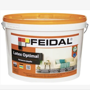 Краска интерьерная латексная Feidal Latex Optimal 10л