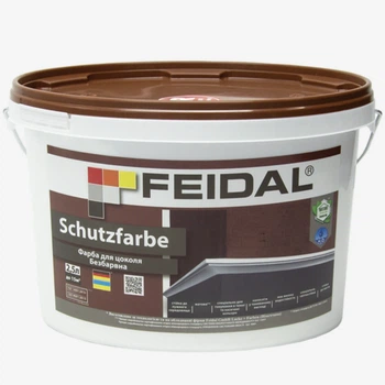 Краска для цоколя Feidal Schutzfarbe Бесцветная 2.5л