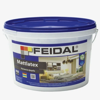 Краска интерьерная Feidal Mattlatex Белая 2,5л