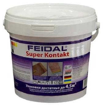 Грунт специальный адгезионный Feidal Super Kontakt 1.4кг