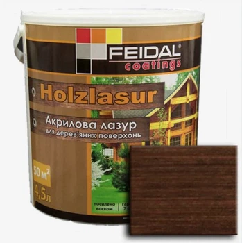 Лазур акрилова Feidal Holzlasur Палісандр 4.5л