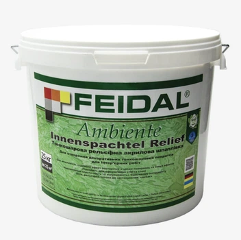 Декоративная рельефная штукатурка Feidal Innenspachtel Relief 25кг