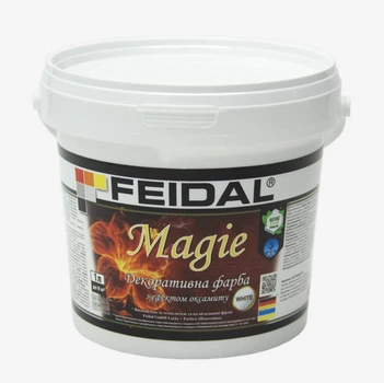 Краска декоративная Feidal Magie Белая 1л