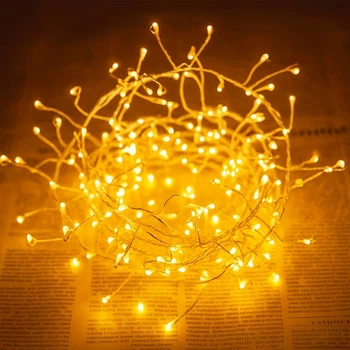 Гірлянда Роса феєрверк від мережі 5 м, 150LED, Теплий білий (6598-10753)